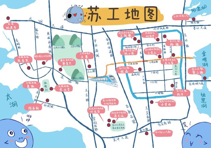 苏州市旅游景点-苏州市旅游景点地图