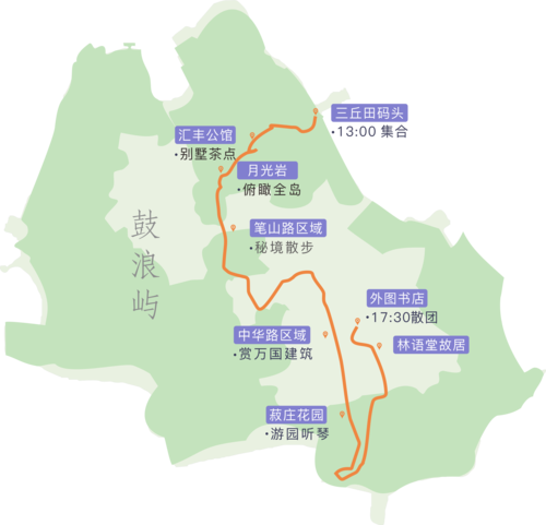 厦门岛内旅游景点-厦门岛内旅游景点地图